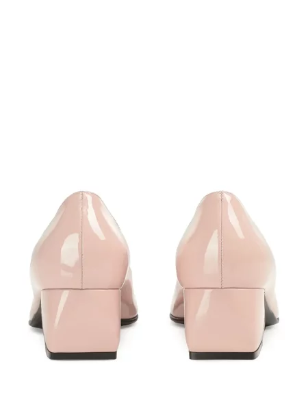 Pantofi cu toc Sergio Rossi slingback roz