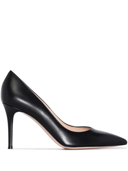 Pantofi cu toc Gianvito Rossi din piele negru