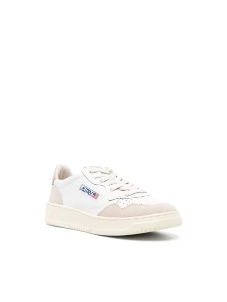 Sneakersy Autry zamszowe białe