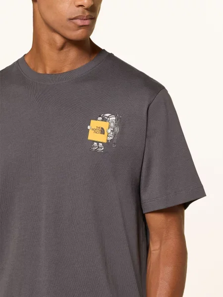 Koszulka The North Face Gear Up Get Out RLX SS Tee Graphic anthracite grey szara