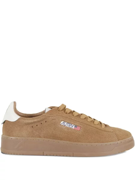 Sneakerși Autry din piele de căprioară maro