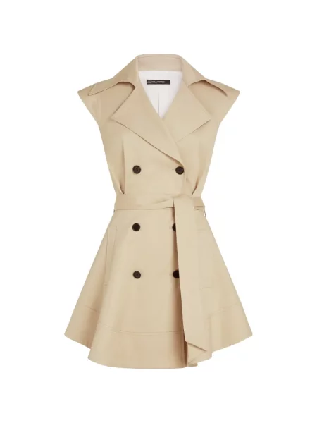 Mała sukienka mini Karl Lagerfeld dwurzędowa garniturowa