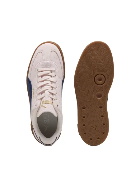 PUMA Rövid szárú sportcipők Club II Era Suede tengerészkék / rózsaszín fehér