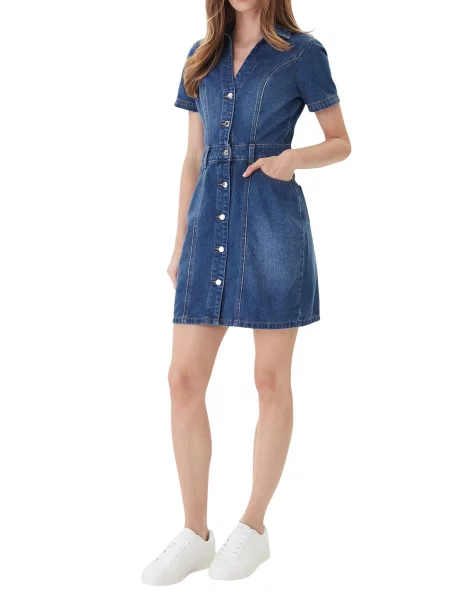Sukienka jeansowa Morgan niebieska