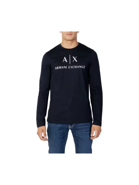 Armani Exchange longsleeve niebieska