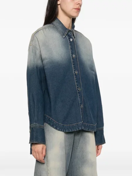 Cămașă de blugi God Save Denim albastru