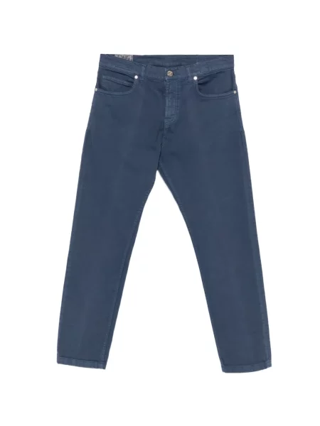 Pantaloni Eleventy cu 5 buzunare albastru
