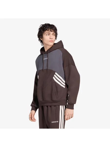 Hanorac cu glugă Adidas Originals negru