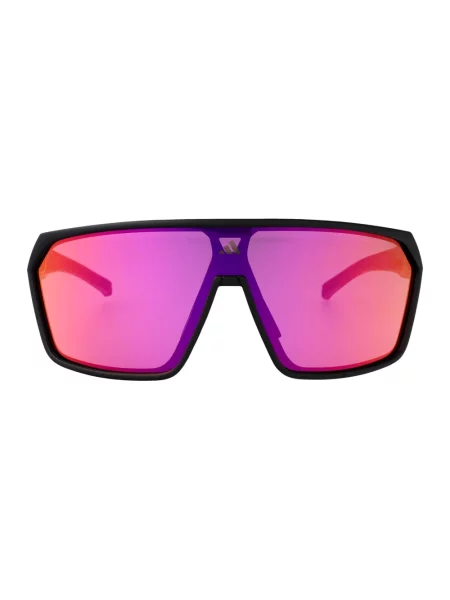 Okulary adidas Sport z różowymi lustrzanymi soczewkami czarne