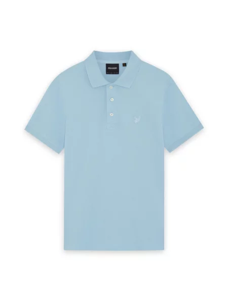 Koszulka polo Lyle & Scott niebieska