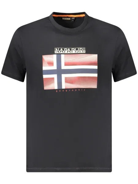 Tricou Napapijri scurt negru
