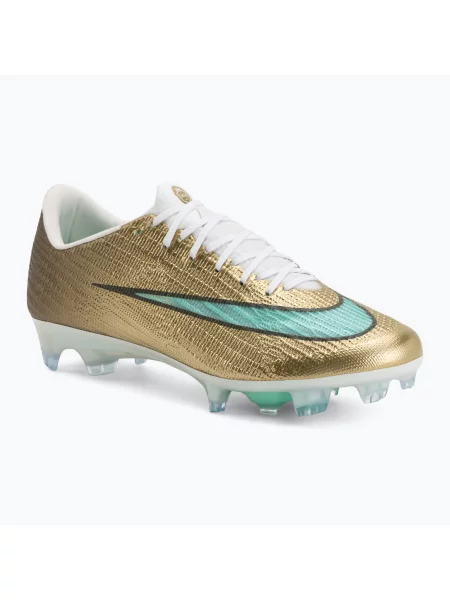 Încălțăminte de fotbal pentru bărbați Nike Mercurial Superfly 11 Elite "Kylian Mbappé" metallic gold/green glow verde