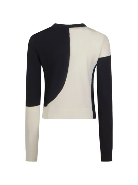 Lung pulover Max Mara alb