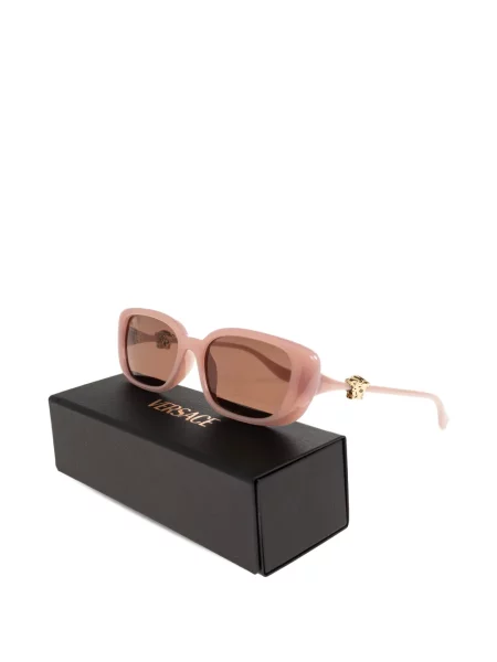 Pravokutne sunčane naočale Versace Eyewear ružičasta