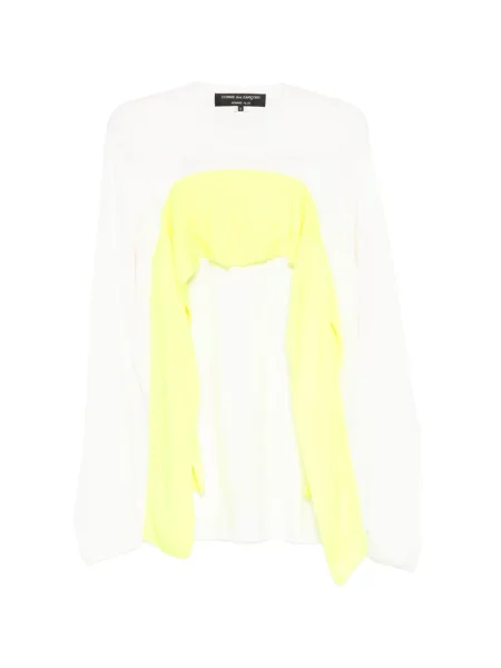 Pulover Comme Des Garçons alb