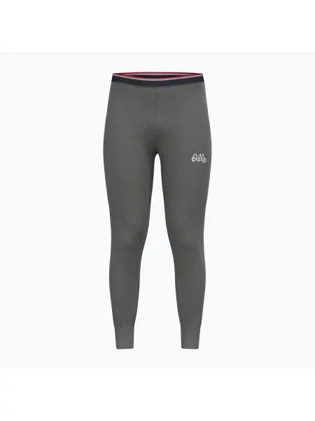Termo kalhoty ODLO Active Warm Originals Bl Bottom Long odlo steel grey melange šedé