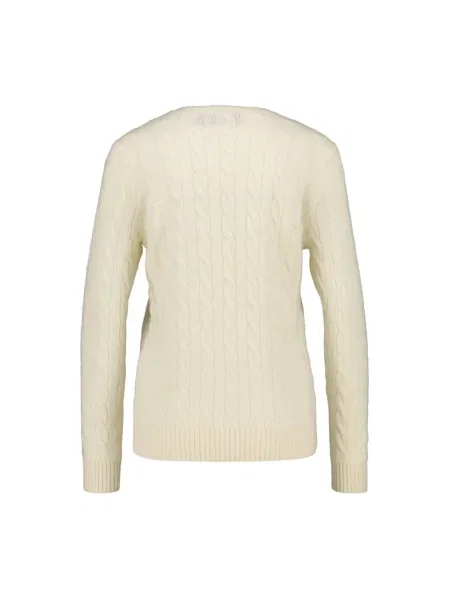 Polo Ralph Lauren sweter biały lekki beżowy