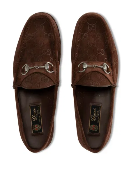 Pantofi loafer Gucci maro