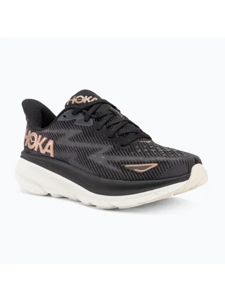 Дамски обувки за бягане HOKA Clifton 9 black/rose gold черно