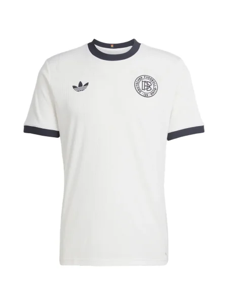 Tricou polo Adidas cu dungi alergare cu bretele alb
