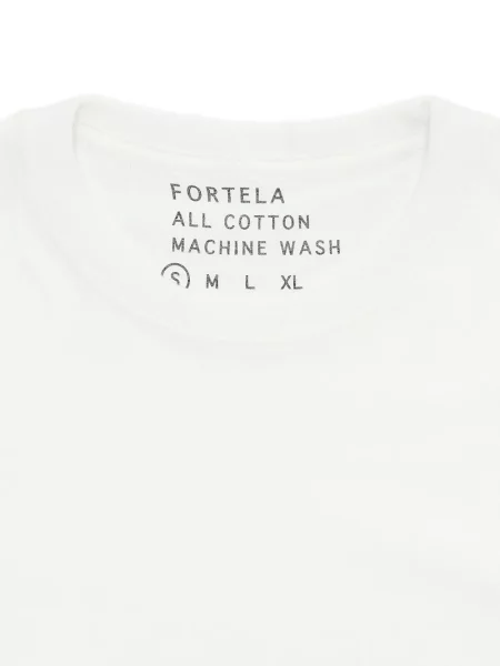 Tricou Fortela lung alb