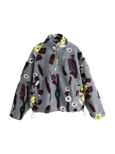 Next Pulover ciocolatiu / galben / gri alb