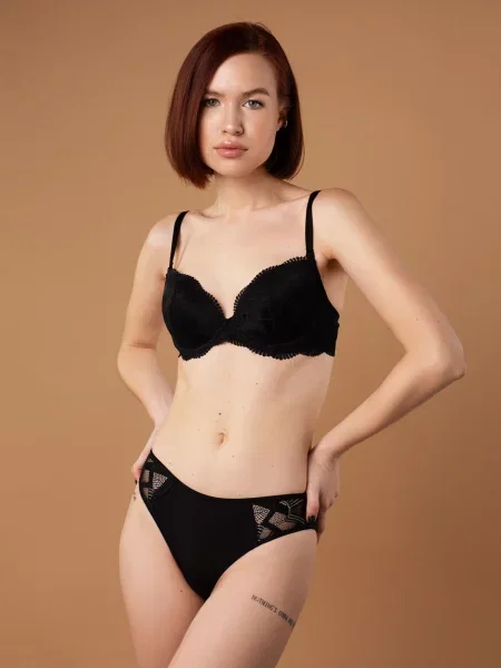 Труси brabrabra поліамід/еластан чорний