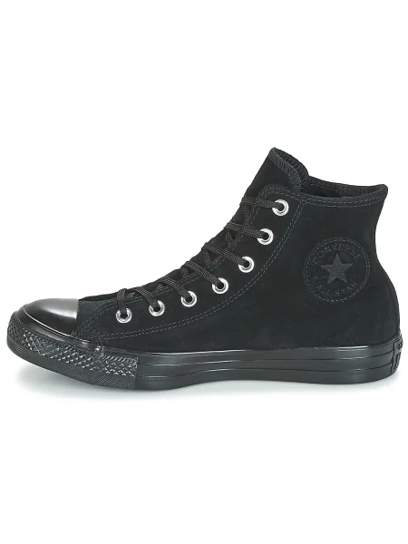 Pantofi Converse din piele de căprioară negru