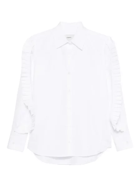 Cămașă Coperni plisată alb