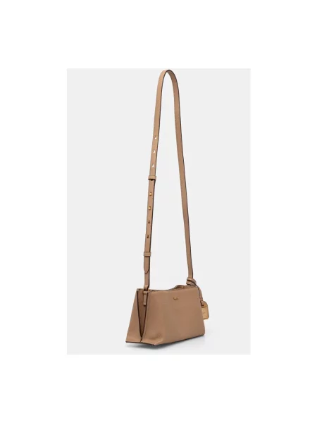 Torebka crossbody Dkny skórzana brązowa