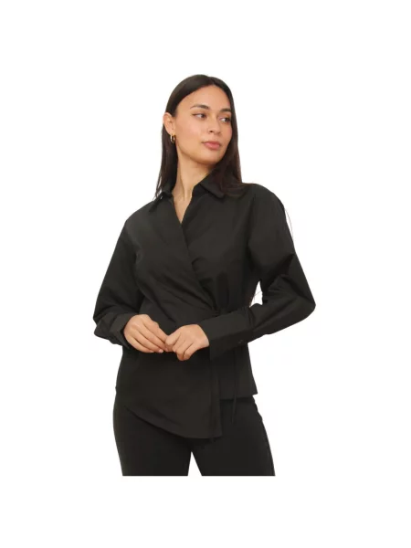 Top La Modeuse negru