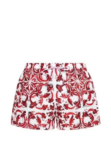 Slip de baie Dolce & Gabbana cu imagine roșu
