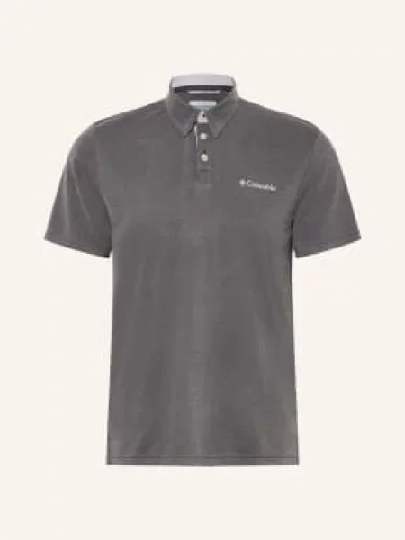 Columbia Koszulka Polo Z Jerseyu Nelson Point™ Active Fit grau