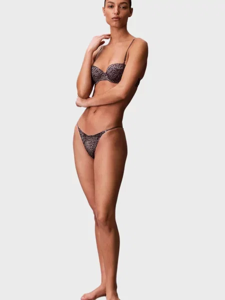 Труси Calvin Klein з принтом коричневі