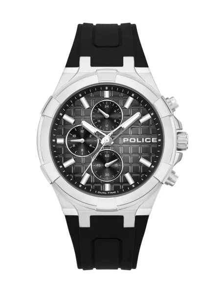 POLICE Ceas analogic Guardian negru alb