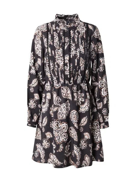 VERO MODA Rochie VMJOSIE JOAN brocart / gri metalic alb