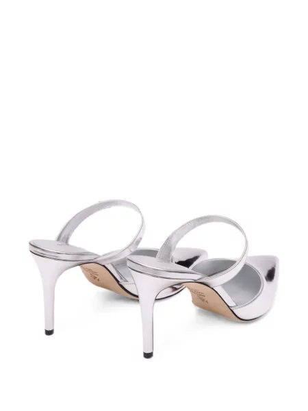 Papuci tip mules Stuart Weitzman gri
