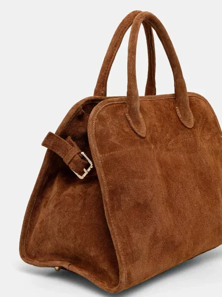 Замшева сумочка Answear.LAB коричневий