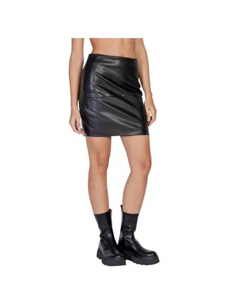 Fustă din piele Ichi negru