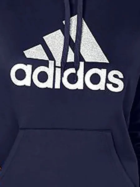 Legginsy Adidas do biegania z nadrukiem z dekoltem w serek czerwone