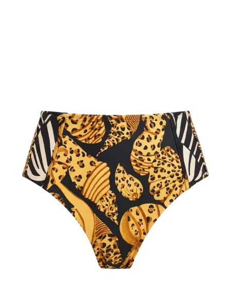 Bikini Farm Rio cu imagine cu imprimeu tropical negru