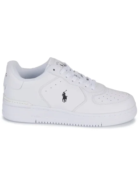 Čipkované tenisky Polo Ralph Lauren biela