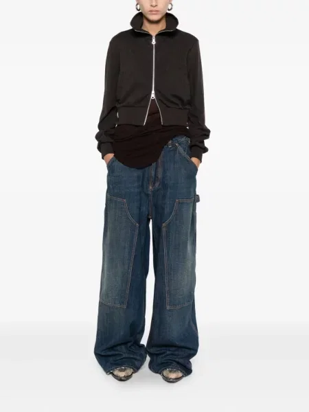 Pantaloni Maison Margiela albastru