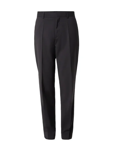 BOSS Pantaloni cu dungÄ� Lenon' negru