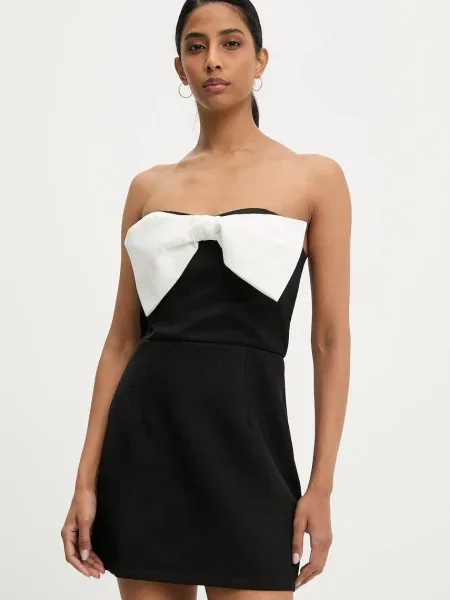 Гащеризон Answear Lab с овално деколте черно