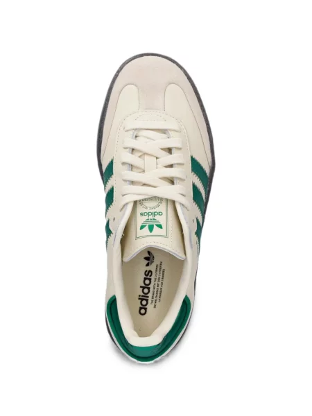 Sneakerși Adidas Campus cu șireturi din dantelă cu platformă verde