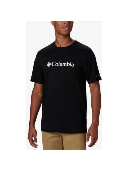Koszulka z krótkim rękawem Columbia CSC Basic Logo czarno-biała XS biała