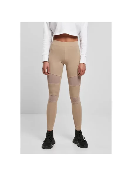 Leggings Urban Classics plasă maro