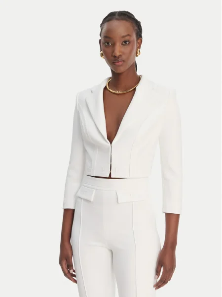 Elisabetta Franchi Sacou alb