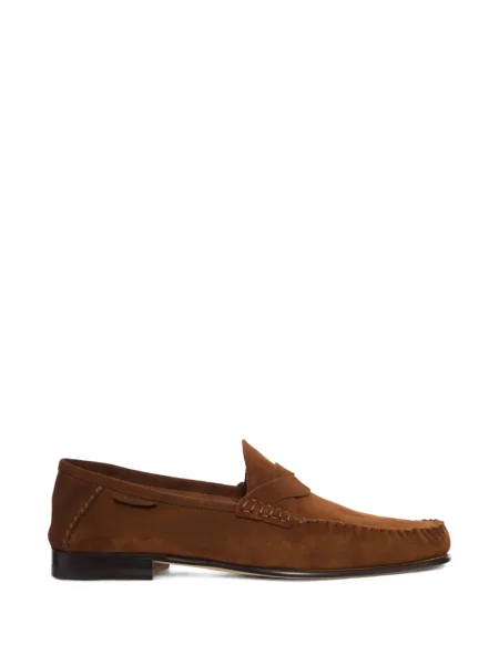Pantofi loafer Tom Ford din piele maro